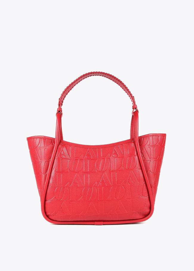 Lola Casademunt Bolso Tipo Shopper Grabado