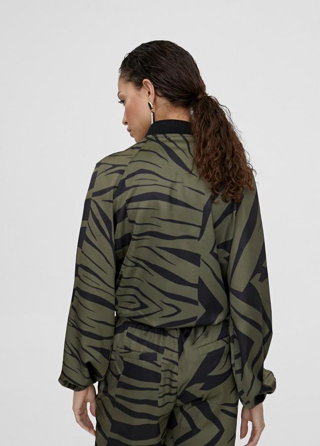 Lola Casademunt Bomber Estampado Animal