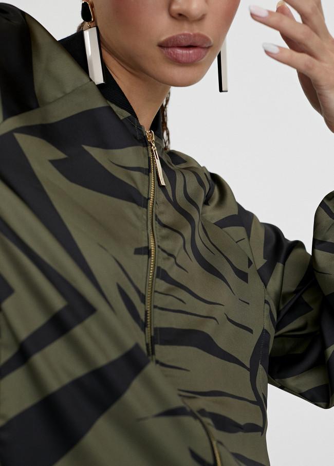 Lola Casademunt Bomber Estampado Animal