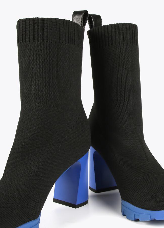 Lola Casademunt Botín Calcetín Con Suela Track