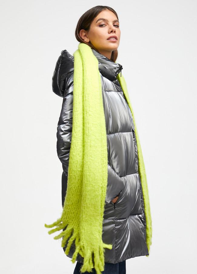 Lola Casademunt Bufanda Con Flecos