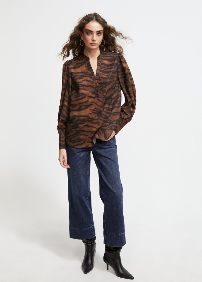 Lola Casademunt Camisa Animal Print