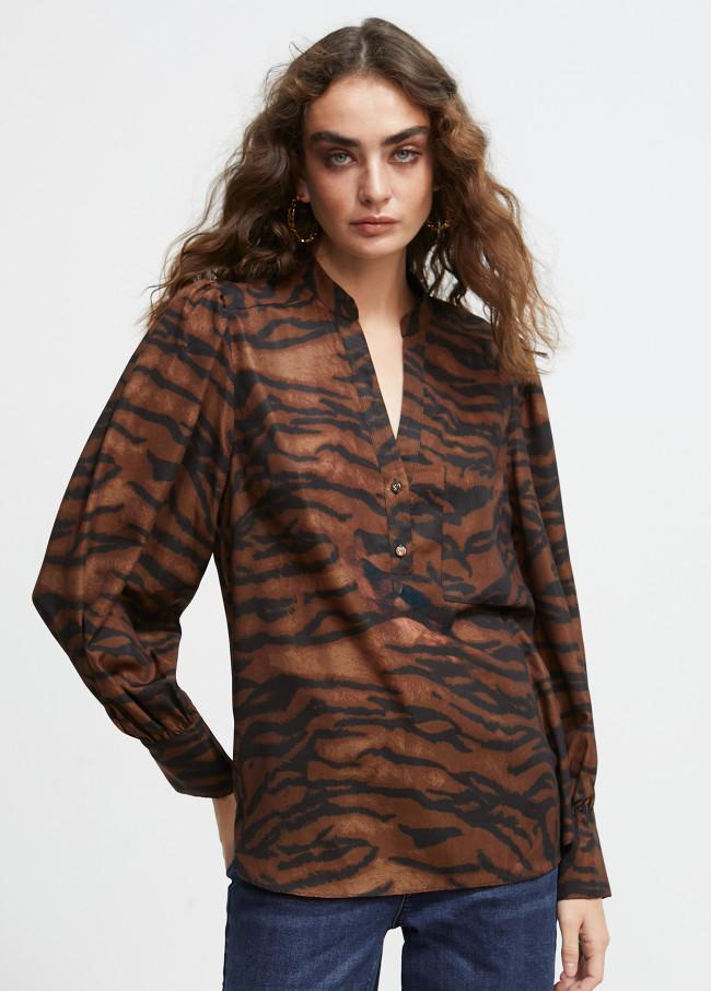 Lola Casademunt Camisa Animal Print