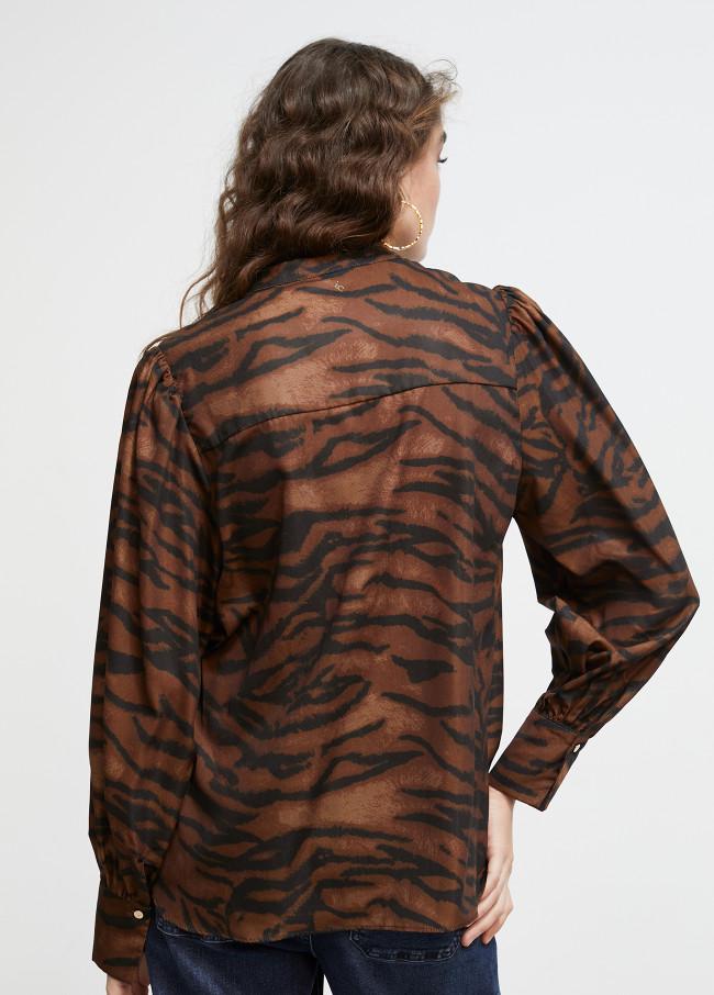 Lola Casademunt Camisa Animal Print