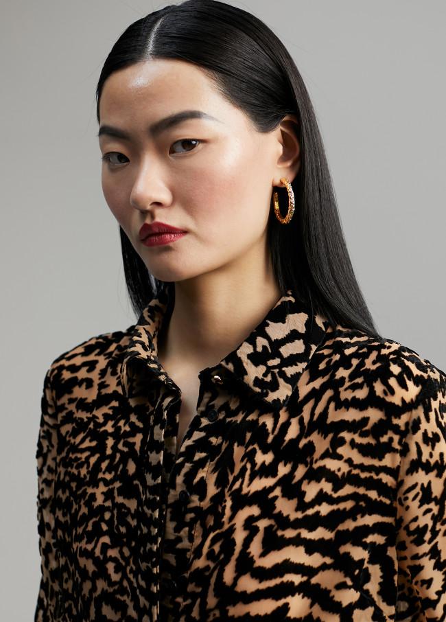 Lola Casademunt Camisa Animal Print