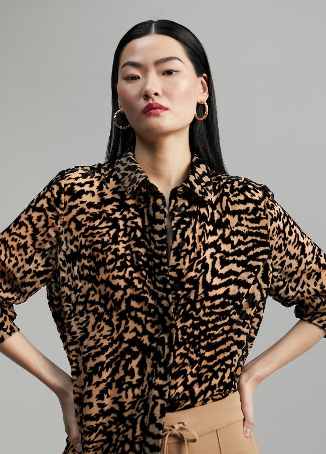 lola casademunt Camisa animal print