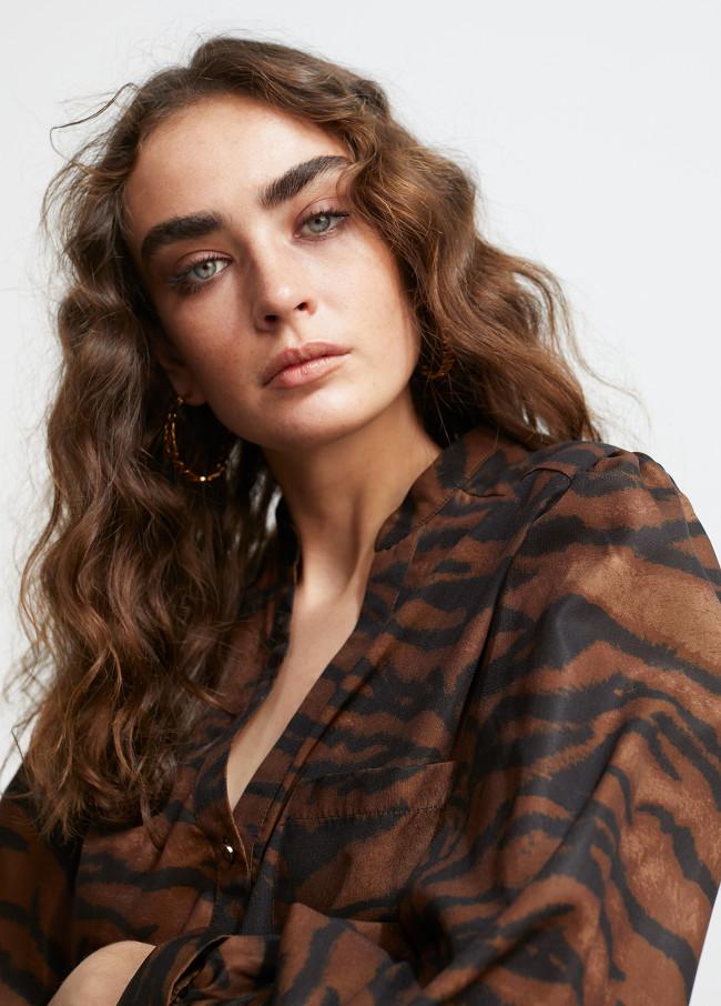 Lola Casademunt Camisa Animal Print