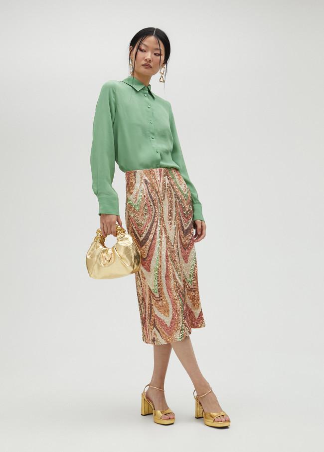 Lola Casademunt Camisa Básica De Seda