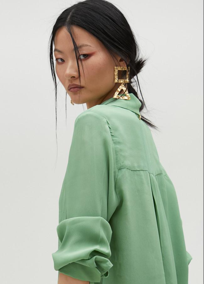 Lola Casademunt Camisa Básica De Seda