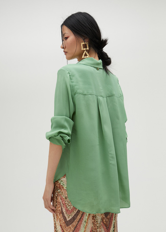 Lola Casademunt Camisa Básica De Seda