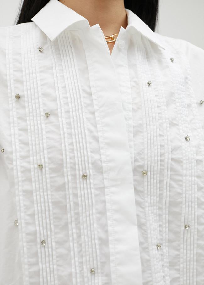 Lola Casademunt Camisa Corta Con Strass