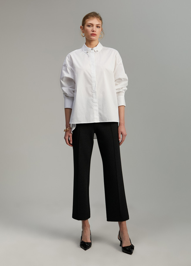 Lola Casademunt Camisa Detalle Joya