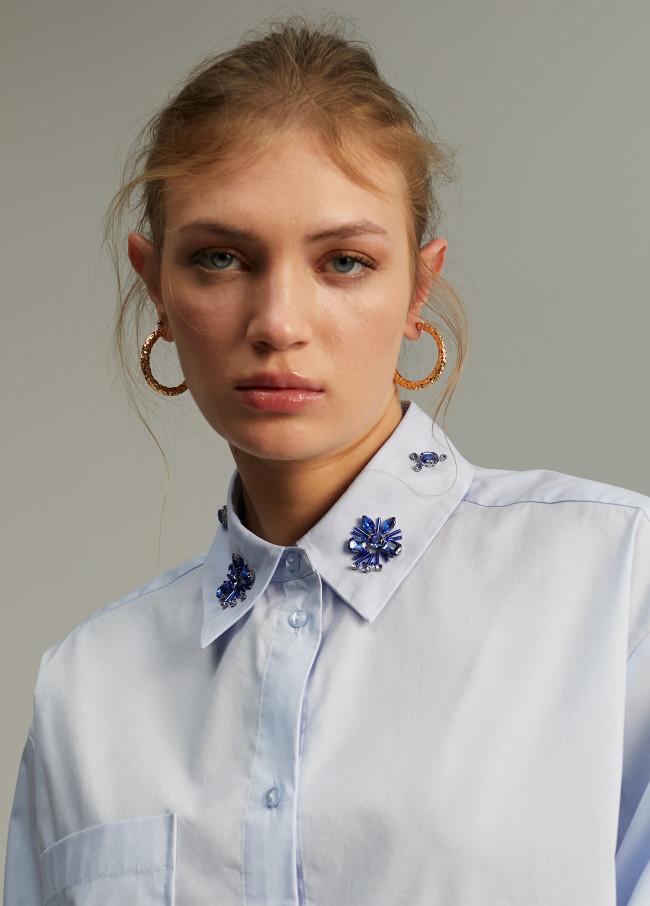 Lola Casademunt Camisa Detalle Joya