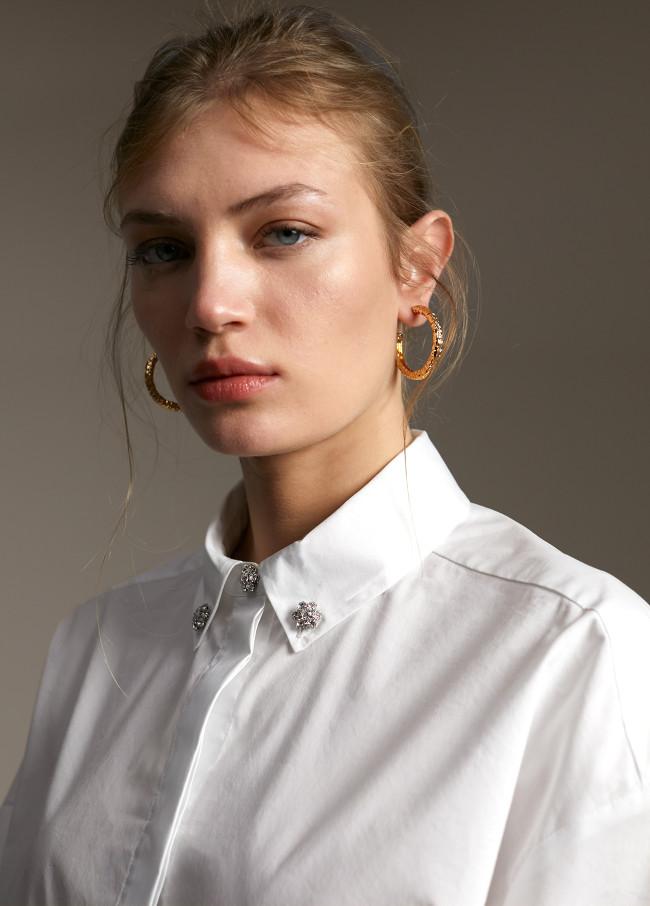 Lola Casademunt Camisa Detalle Joya