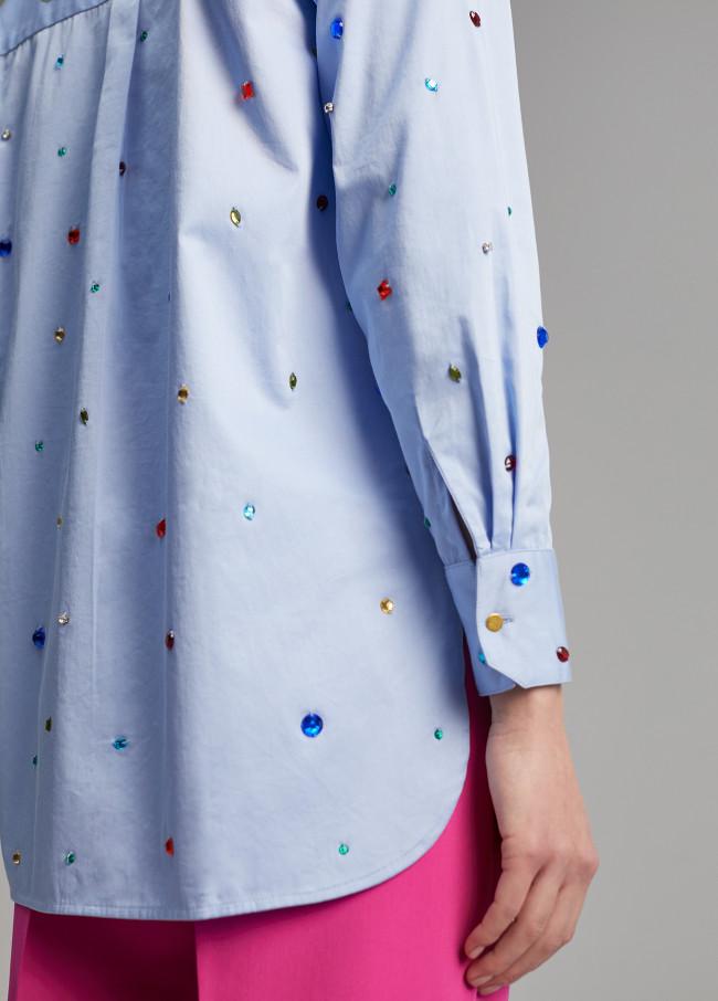 Lola Casademunt Camisa Detalle Joyas