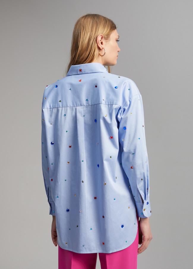 Lola Casademunt Camisa Detalle Joyas