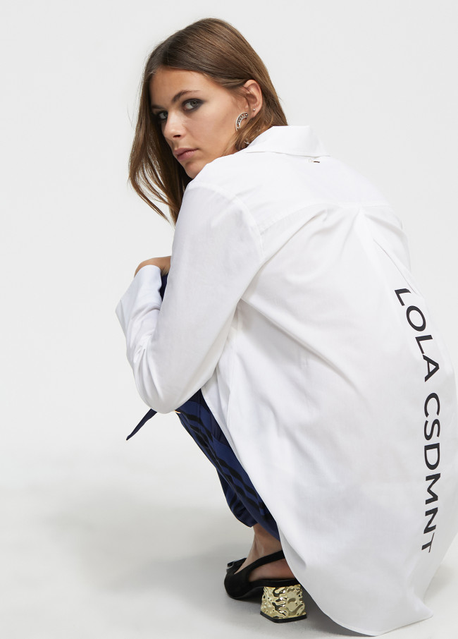 Lola Casademunt Camisa Detalle Logo
