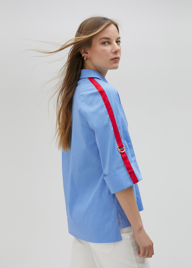 Lola Casademunt Camisa Detalle Rayas