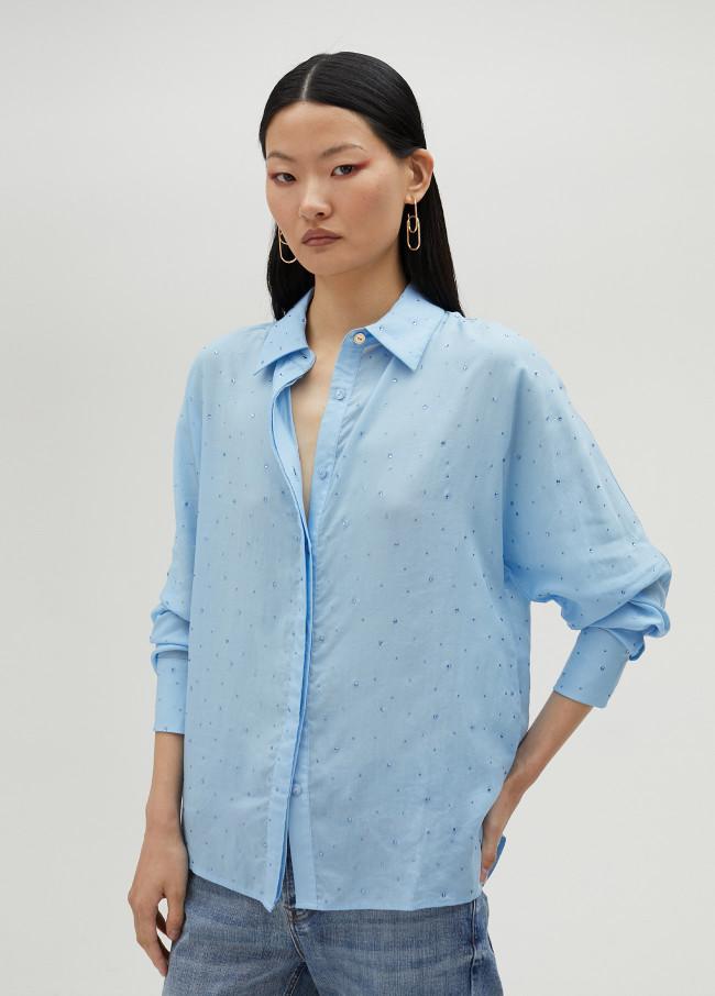 Lola Casademunt Camisa Detalle Strass