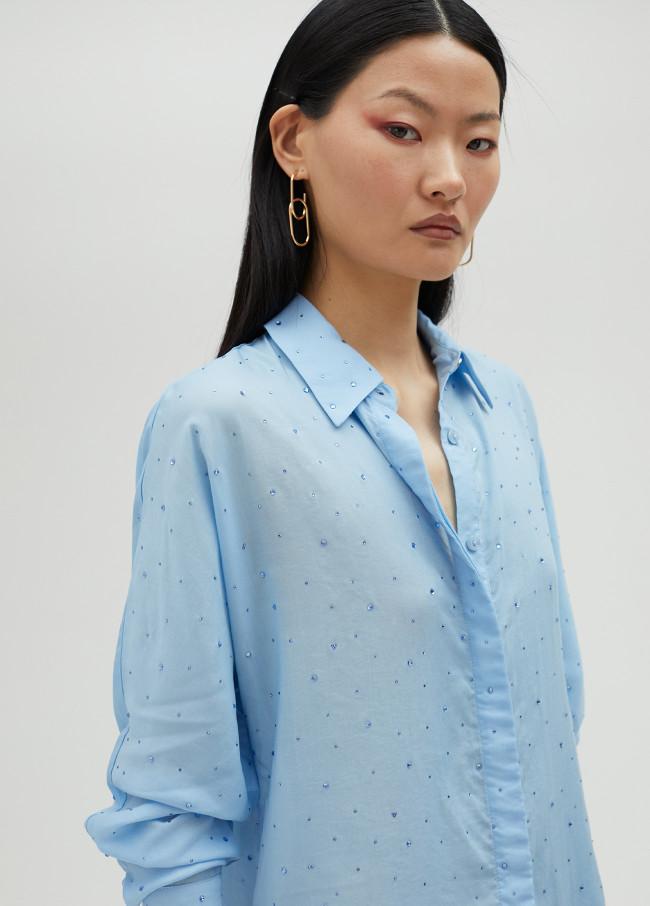 Lola Casademunt Camisa Detalle Strass