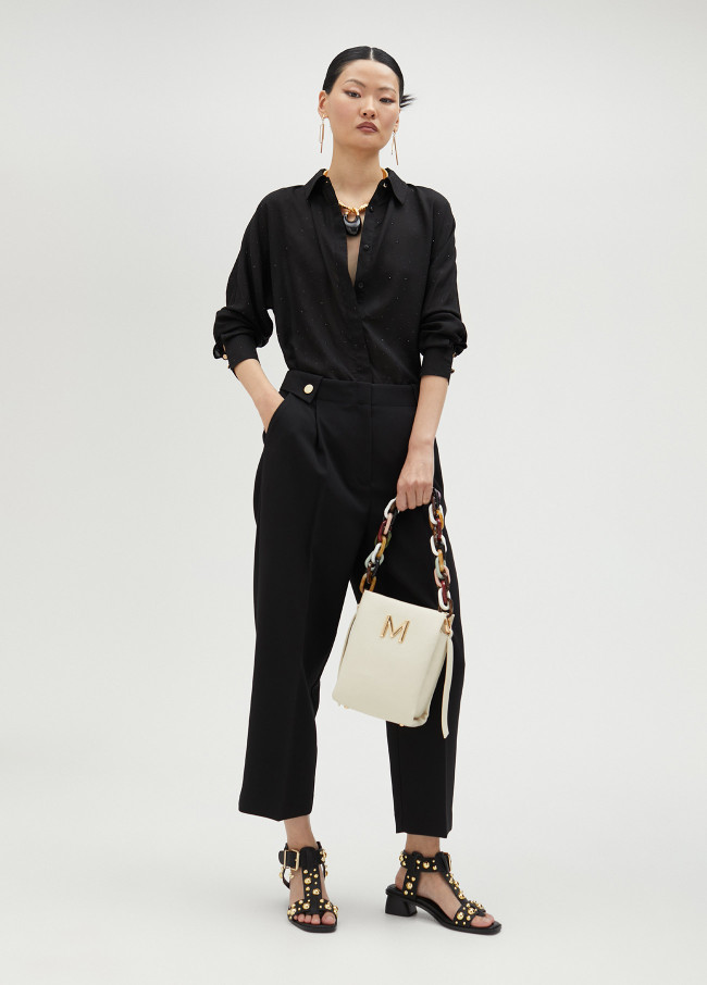 Lola Casademunt Camisa Detalle Strass