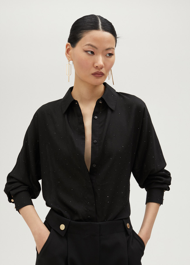 lola casademunt Camisa detalle strass