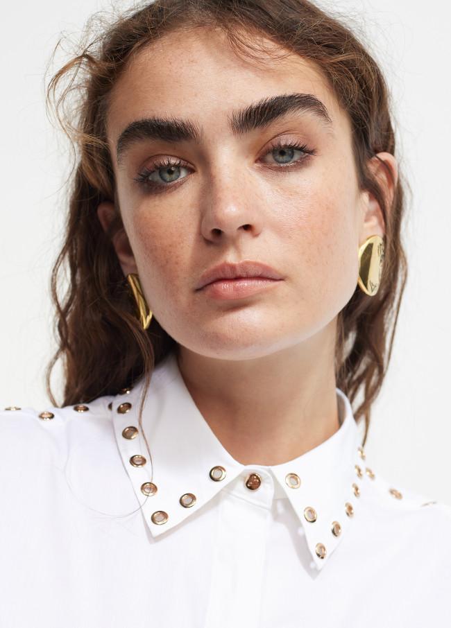 Lola Casademunt Camisa Detalle Tachas