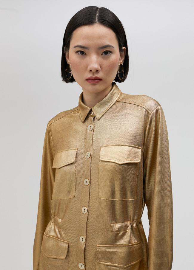 Lola Casademunt Camisa Dorada