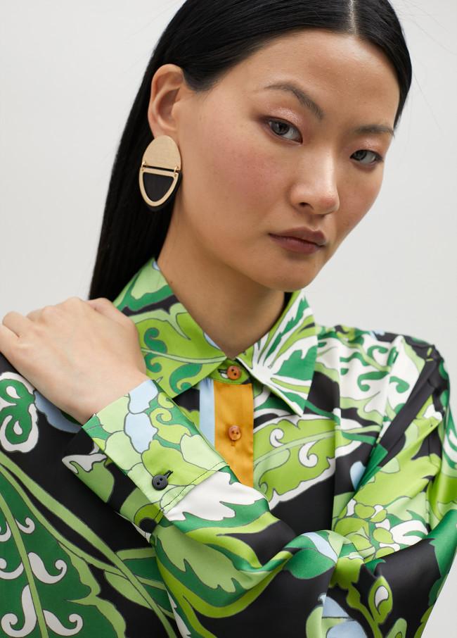 Lola Casademunt Camisa Estampada Paisley