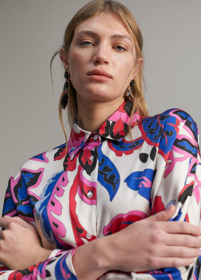 Lola Casademunt Camisa Estampada Paisley