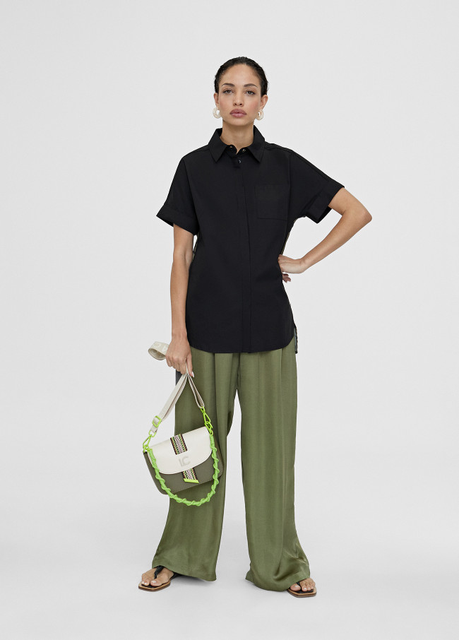 Lola Casademunt Camisa Estampado Espalda