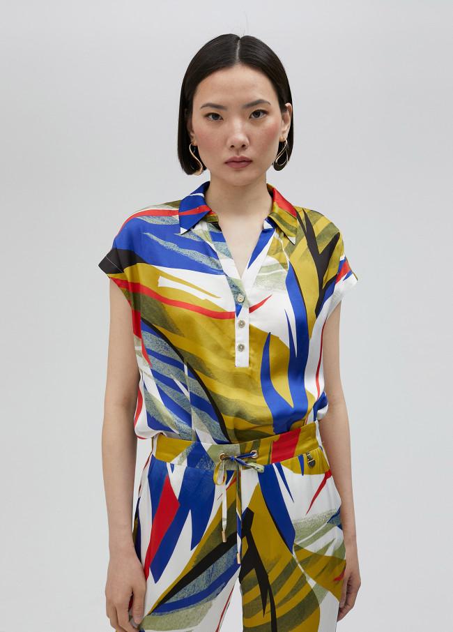 Lola Casademunt Camisa Estampado Tropical