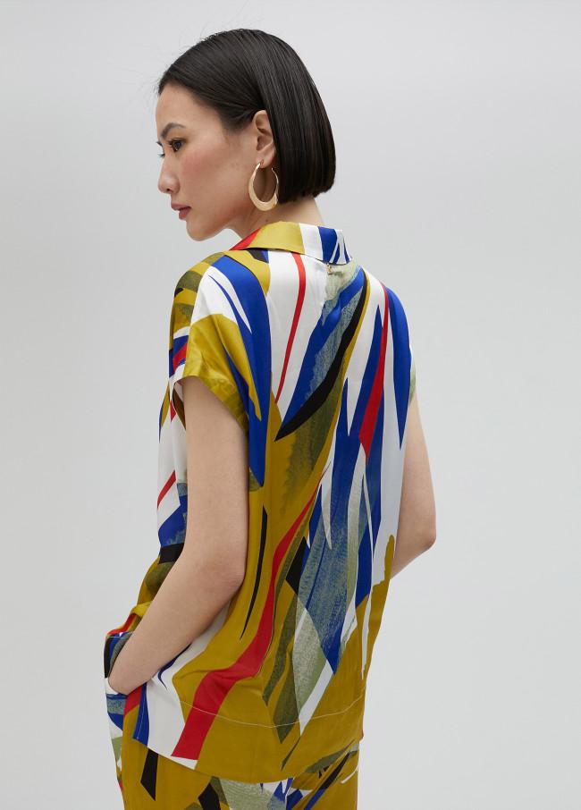 Lola Casademunt Camisa Estampado Tropical