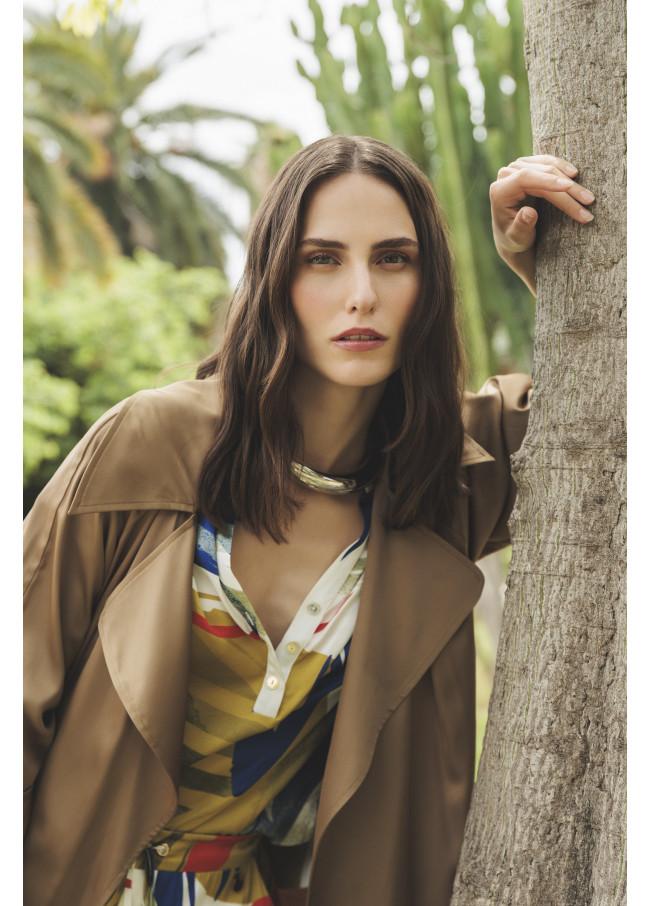 lola casademunt Camisa estampado tropical