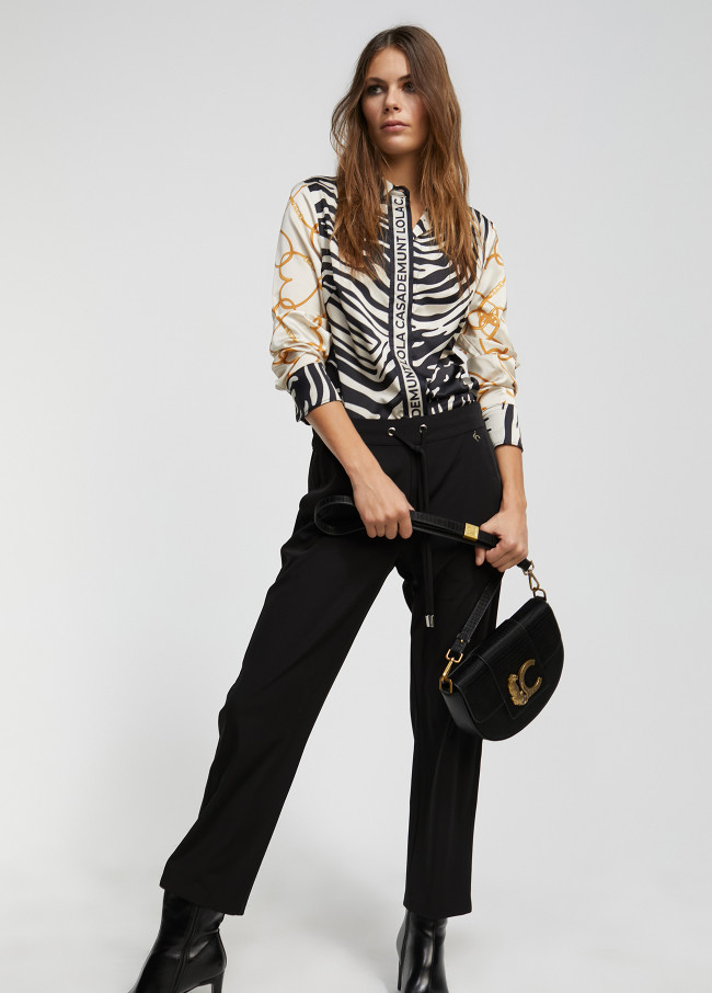 Lola Casademunt Camisa Estampado Zebra
