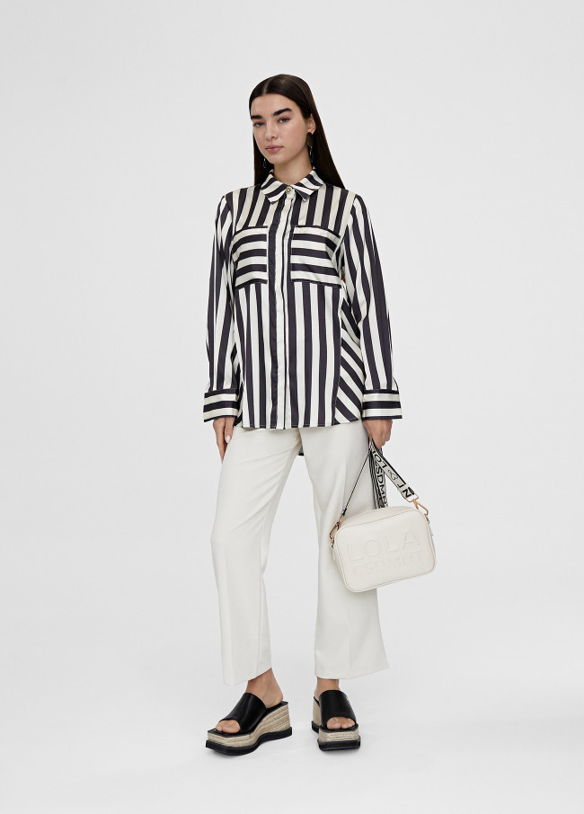 Lola Casademunt Camisa Fluida De Rayas