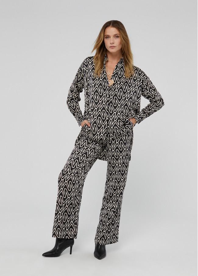 Lola Casademunt Camisa Larga Monograma