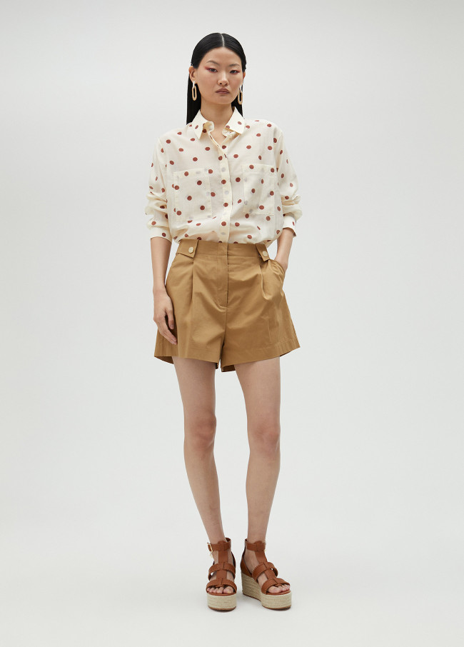 Lola Casademunt Camisa Topos Semitransparente