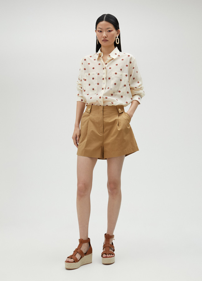 Lola Casademunt Camisa Topos Semitransparente