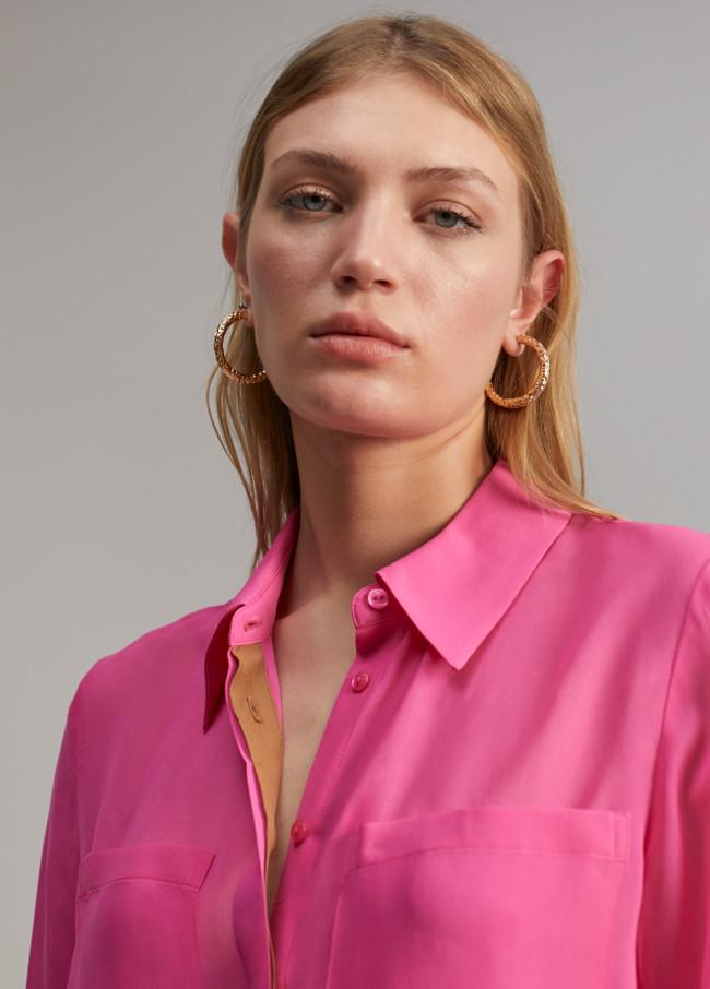 Lola Casademunt Camisa Transparencia Bolsillos