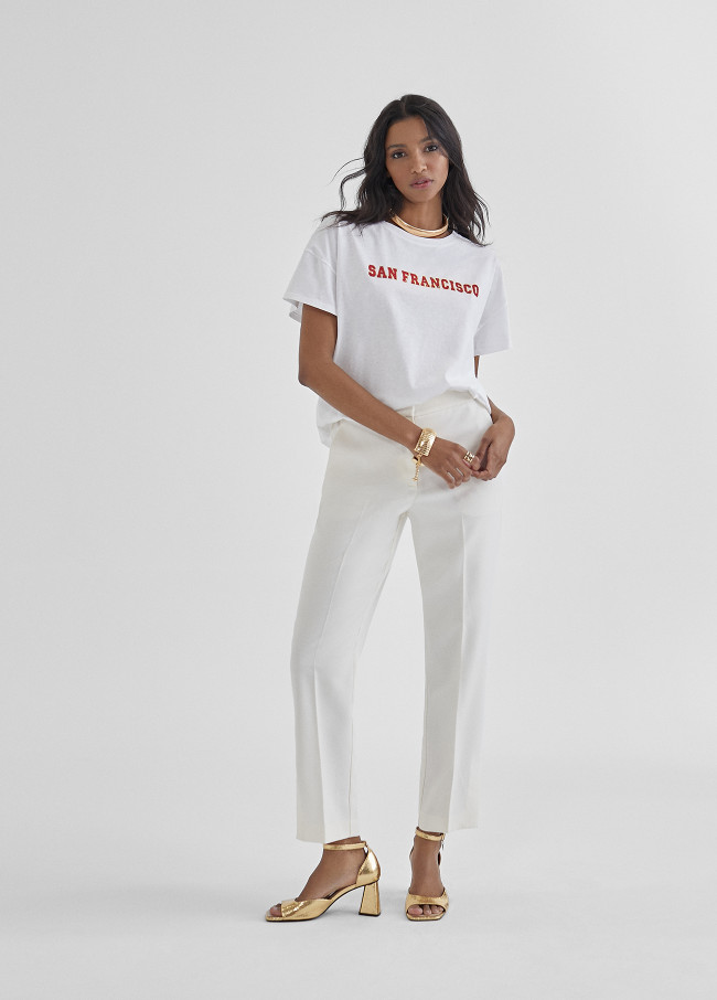 lola casademunt Camiseta city rojo