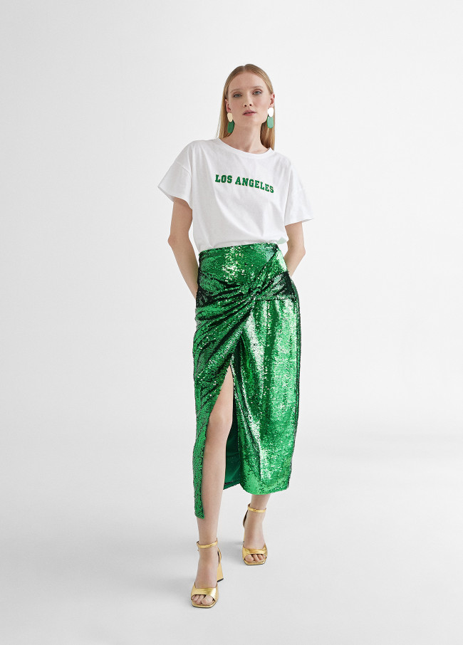 Lola Casademunt Camiseta City Verde