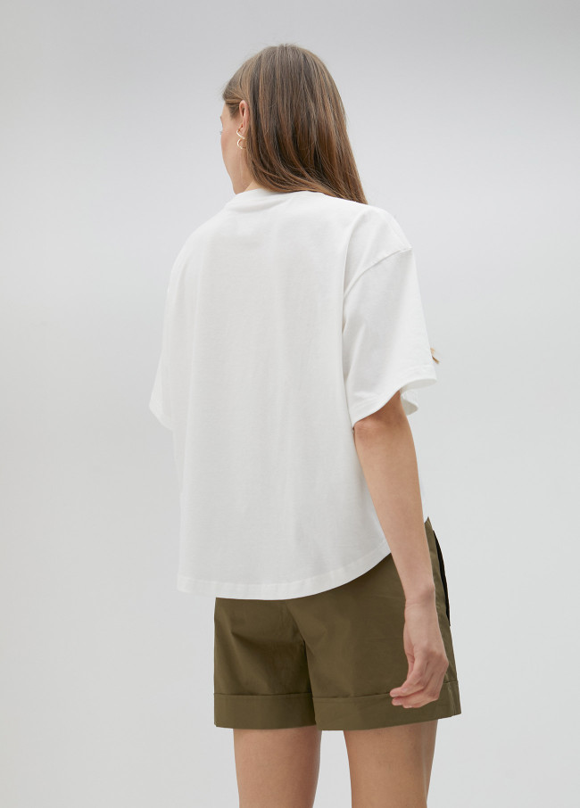 Lola Casademunt Camiseta Detalle Pedrería