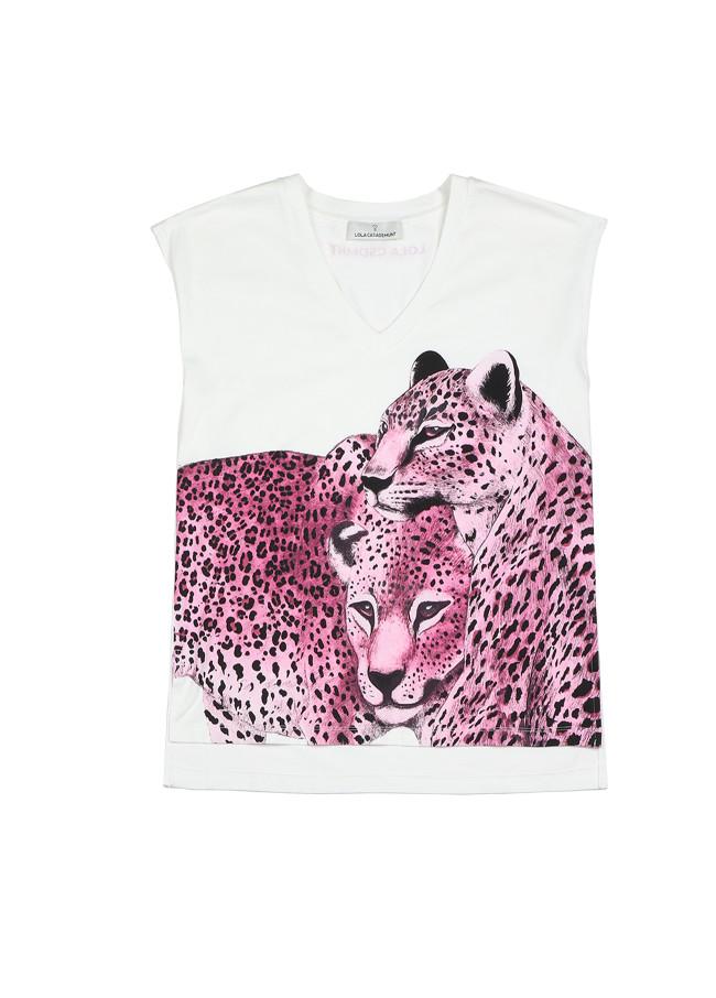 Lola Casademunt Camiseta Estampado Leopardos