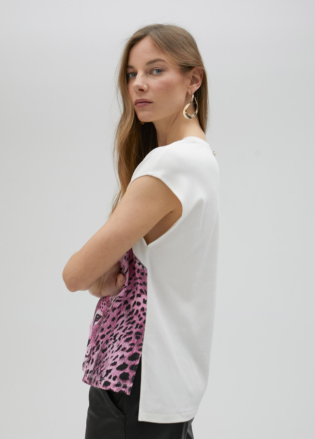Lola Casademunt Camiseta Estampado Leopardos