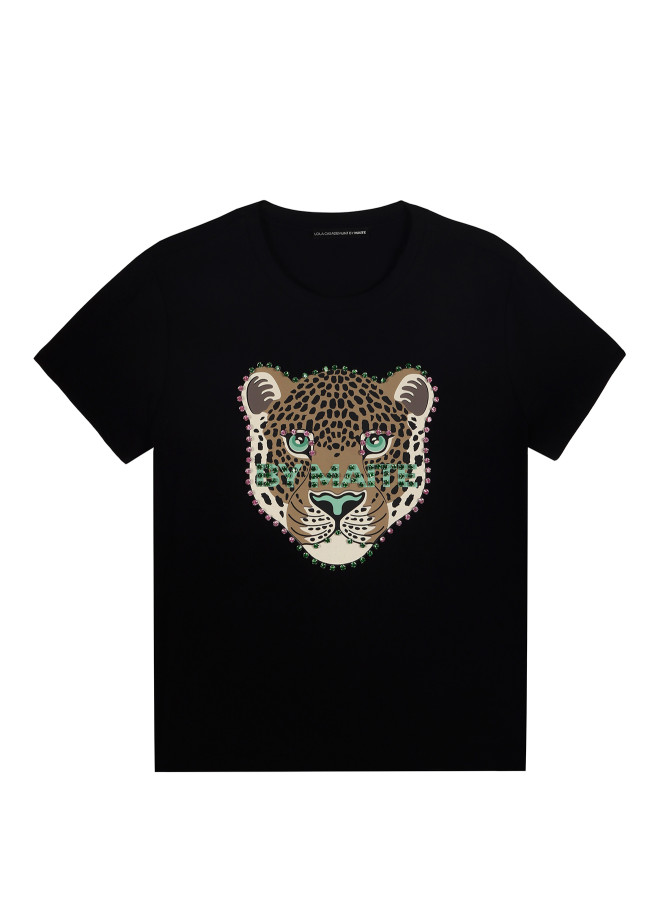 Lola Casademunt Camiseta Leopardo