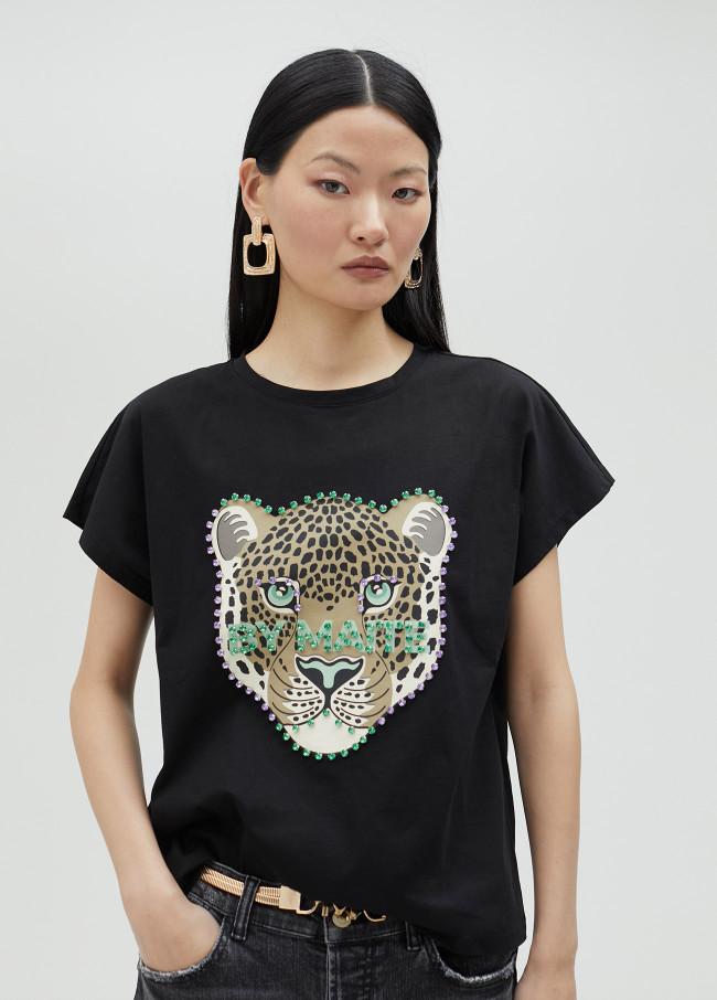 lola casademunt Camiseta leopardo