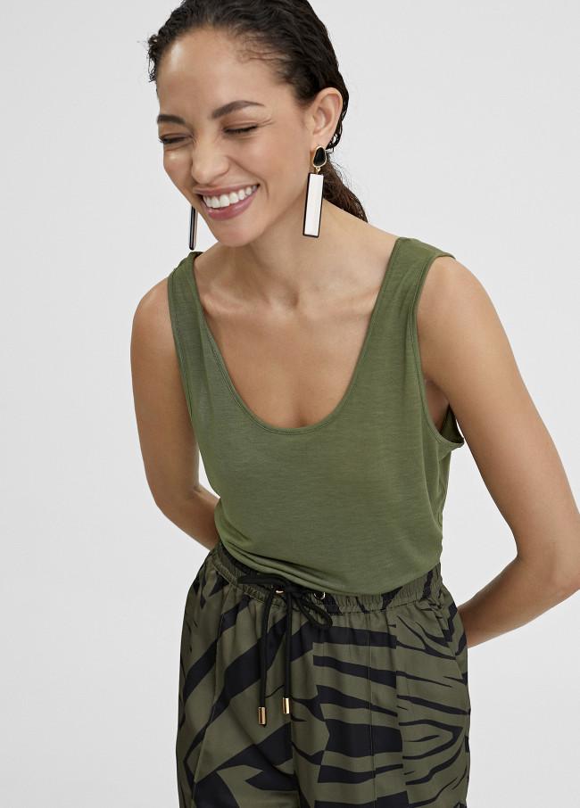 lola casademunt Camiseta lisa de tirantes