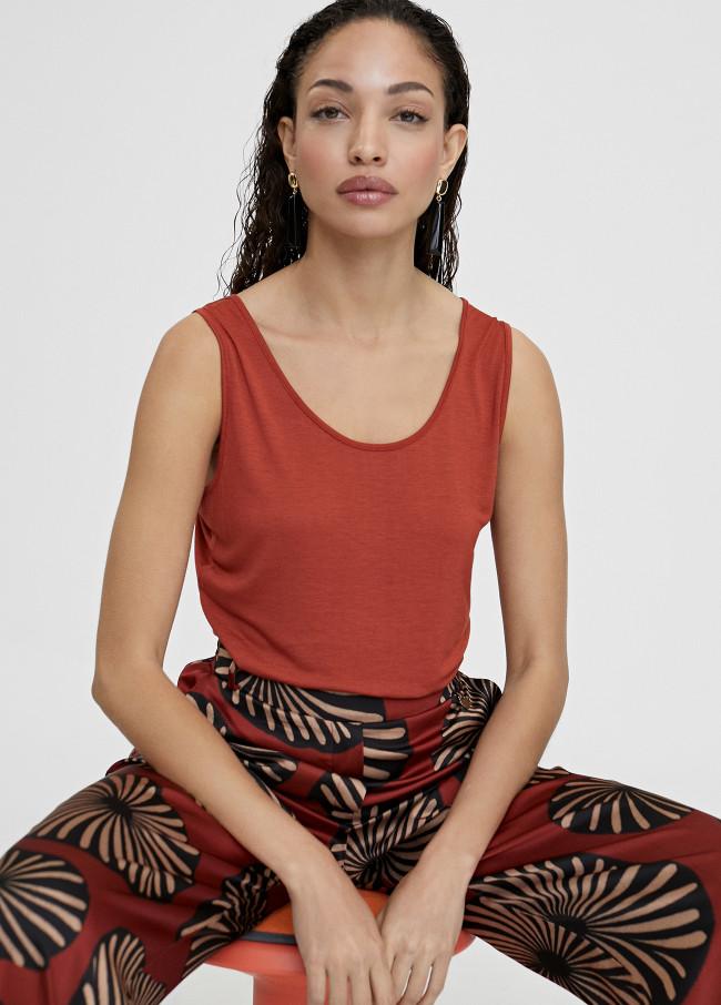 lola casademunt Camiseta lisa de tirantes