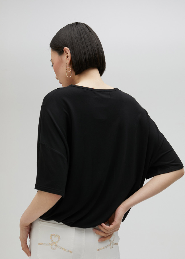 Lola Casademunt Camiseta Nudo Bajo